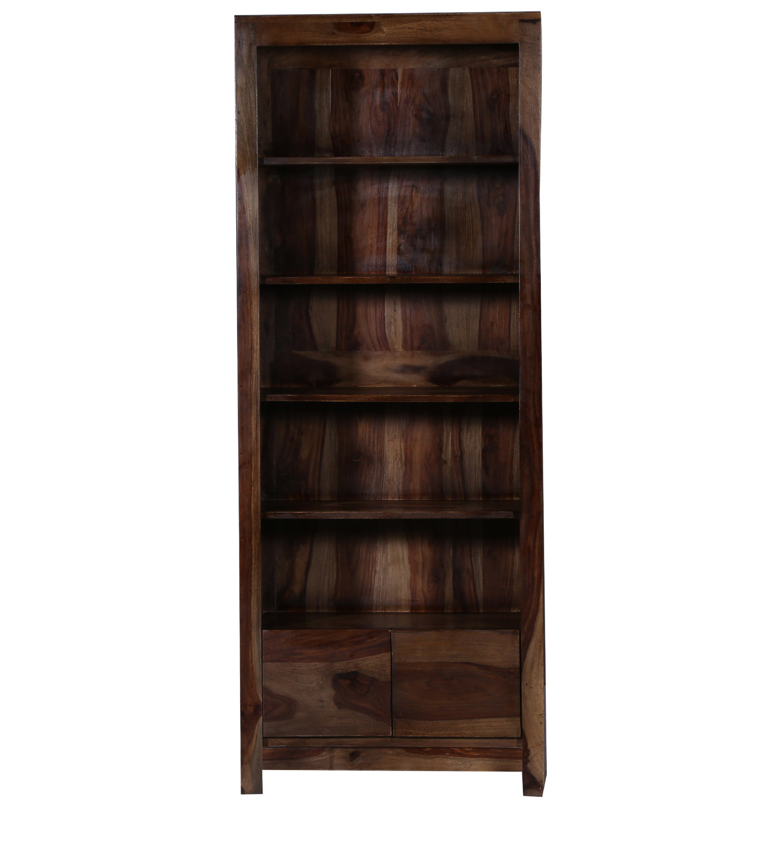 Fothmon Book Shelf with Two Drawers in Provincial Teak Finish